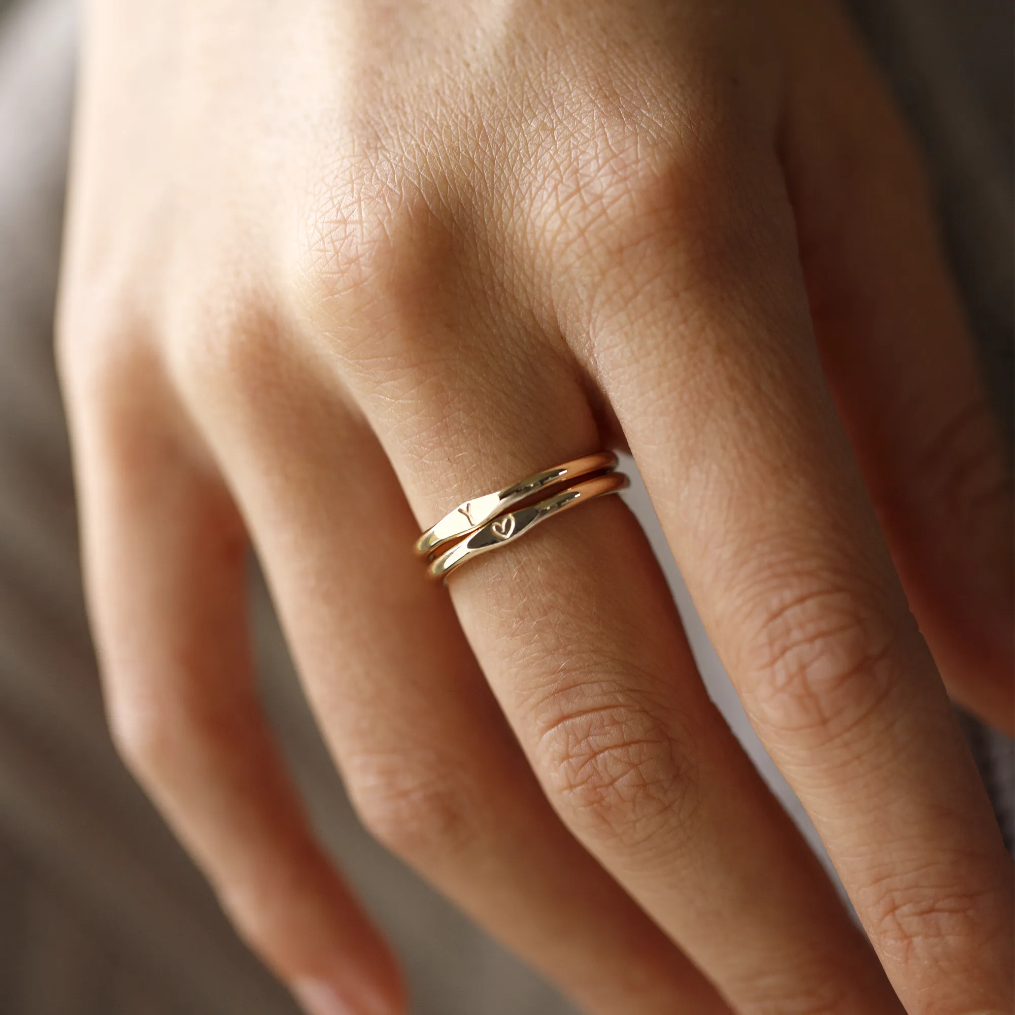 Bague Initiale Lily