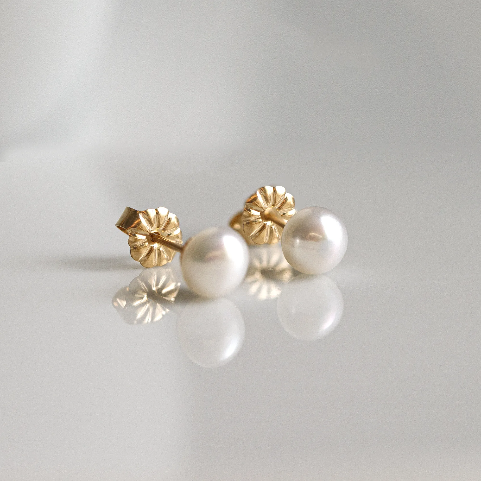 Puces d'oreille Perles Naturelles