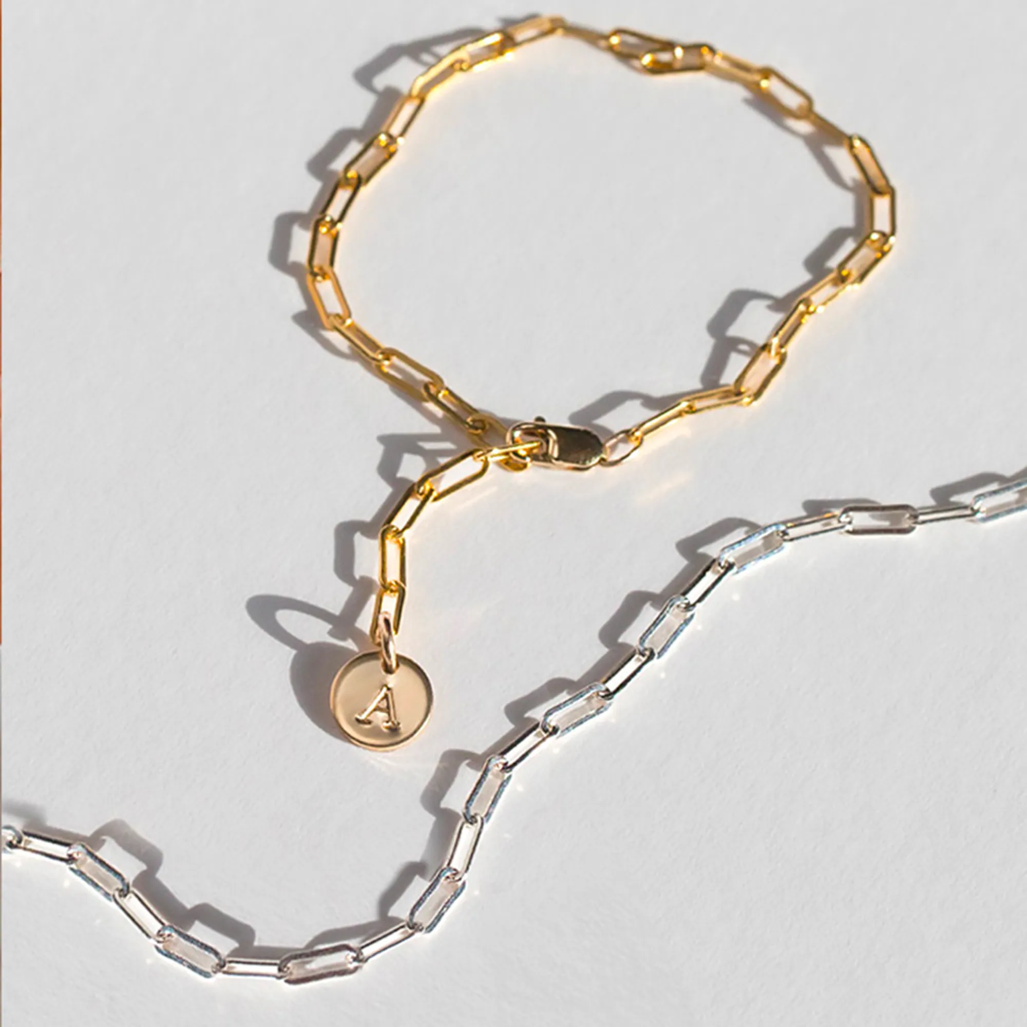 Bracelet Initiale Rectangle