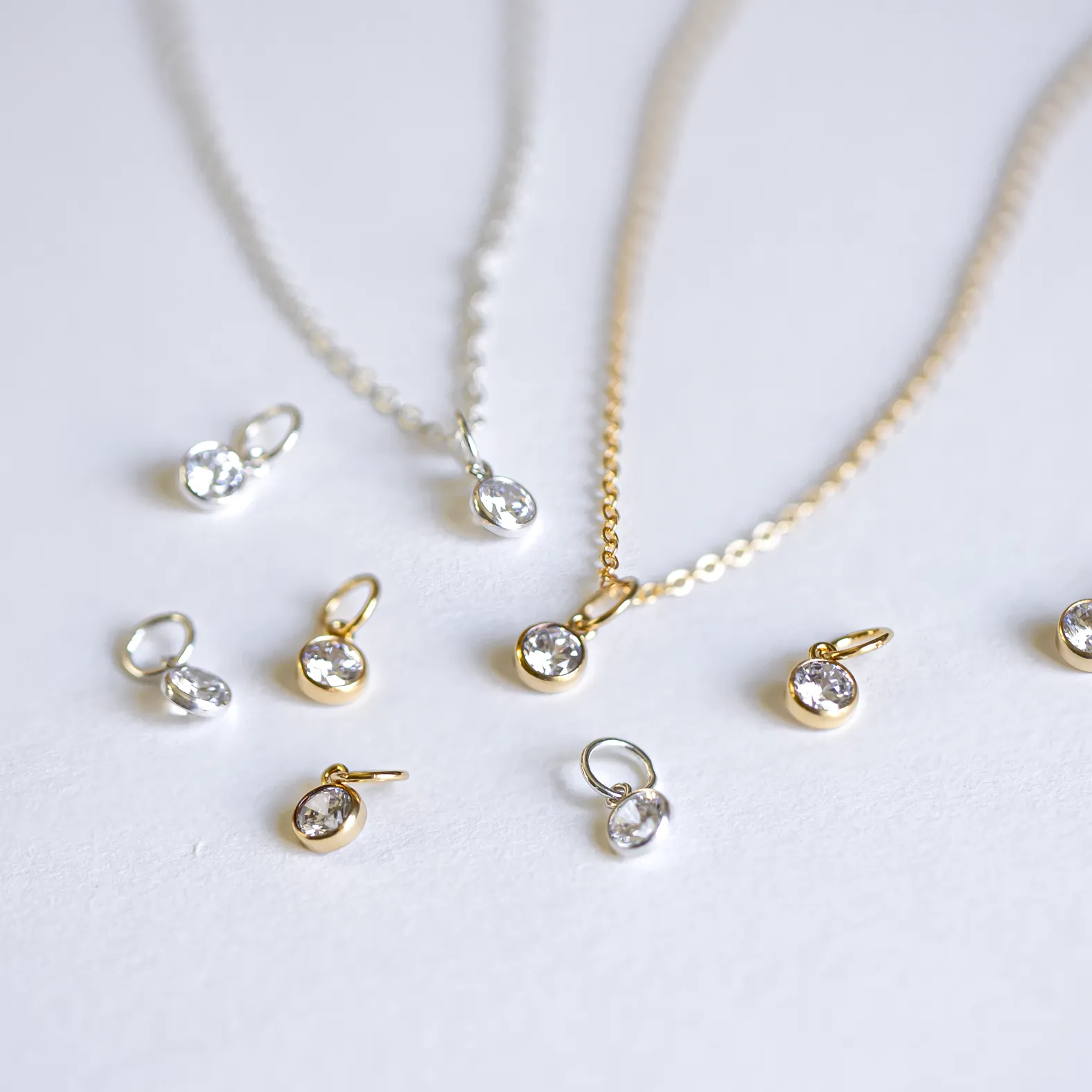 Collier Solitaire Zircon