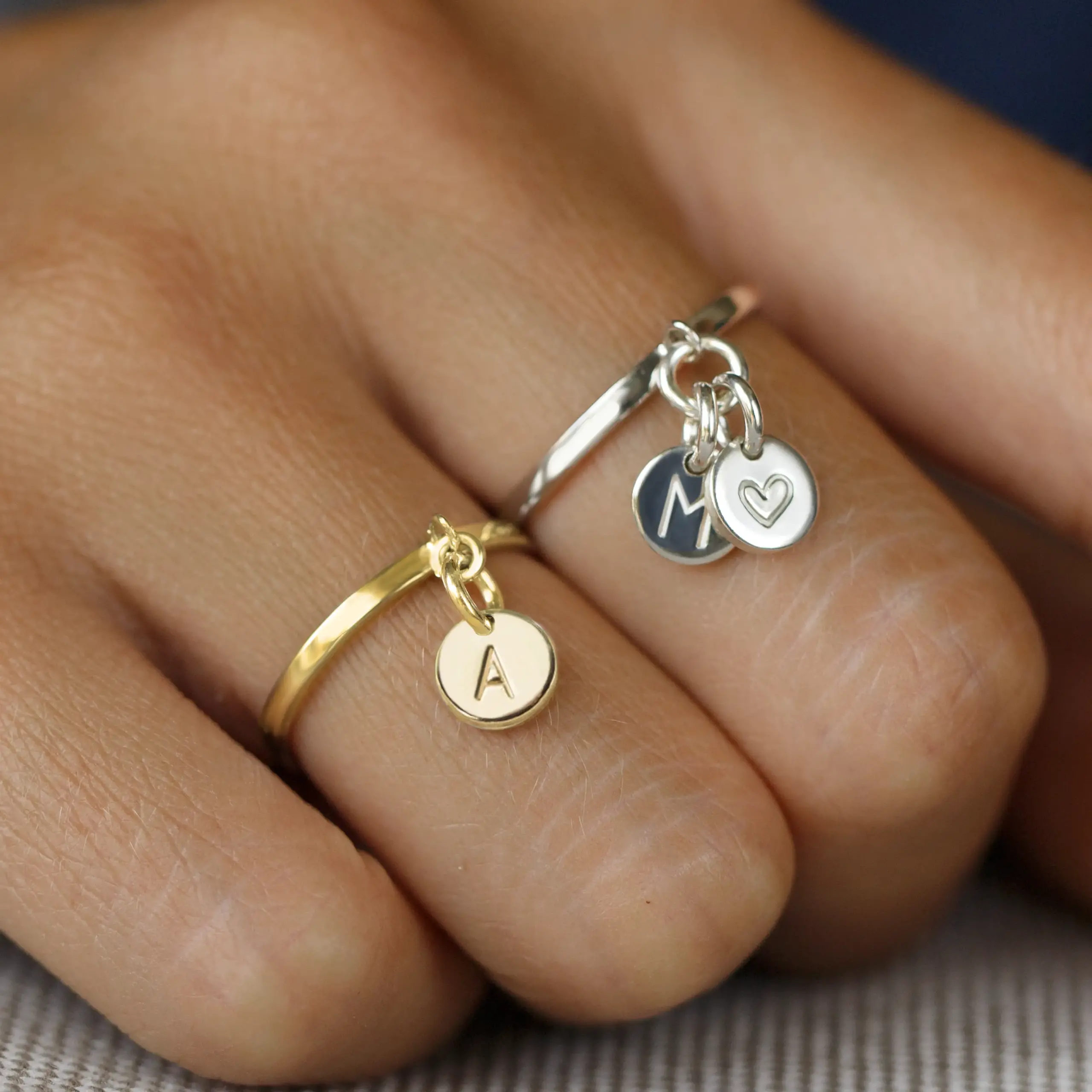 Bague Initiales Amélia