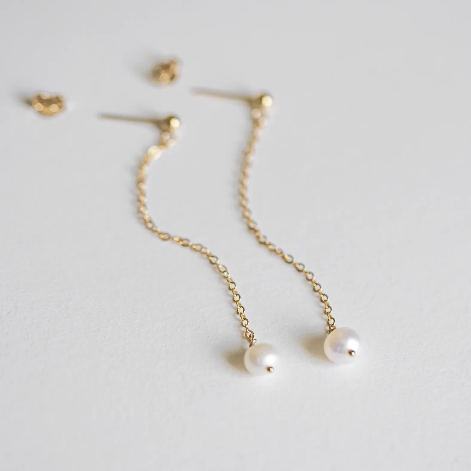 Boucles Perles Naturelles Gabi