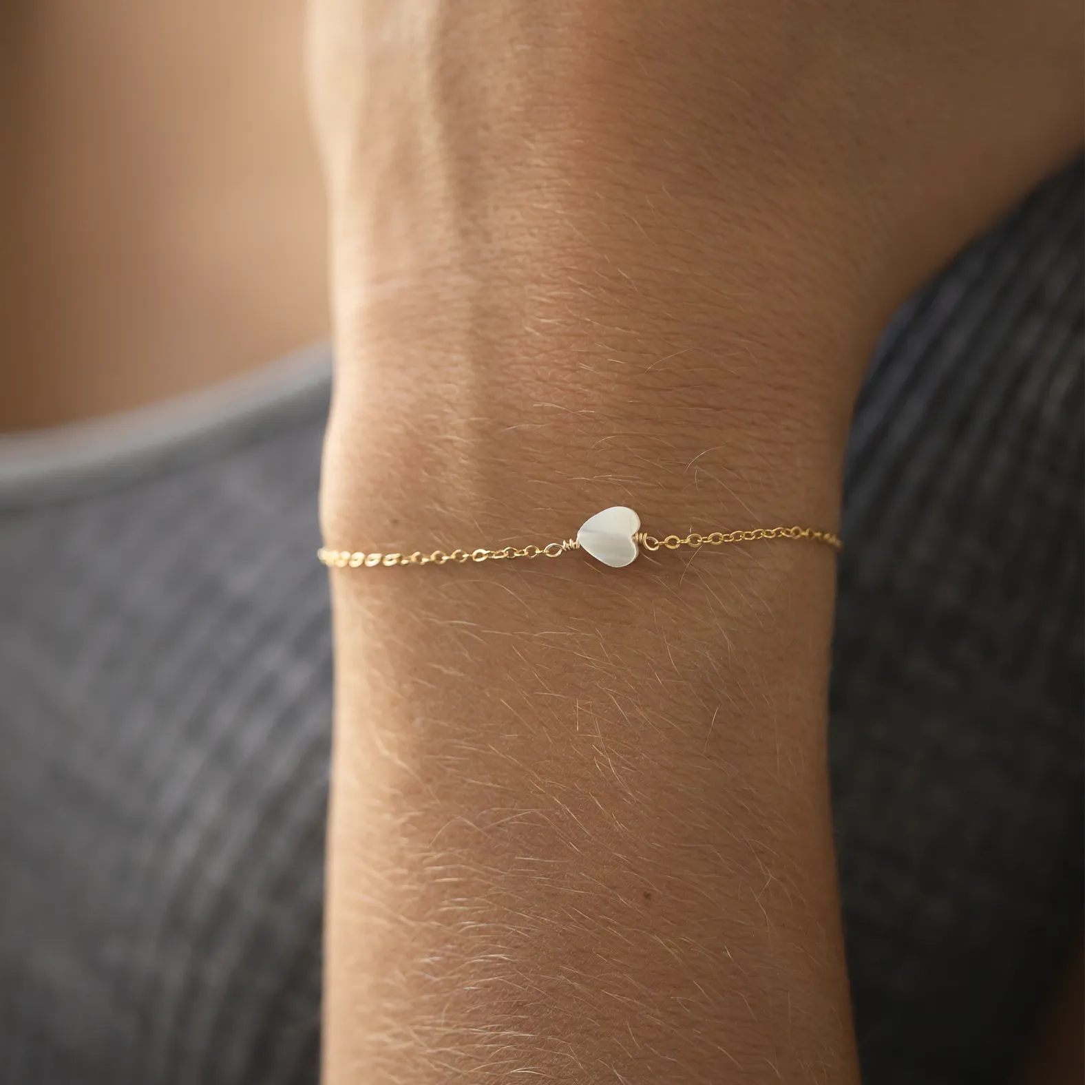 Bracelet Coeur de Nacre