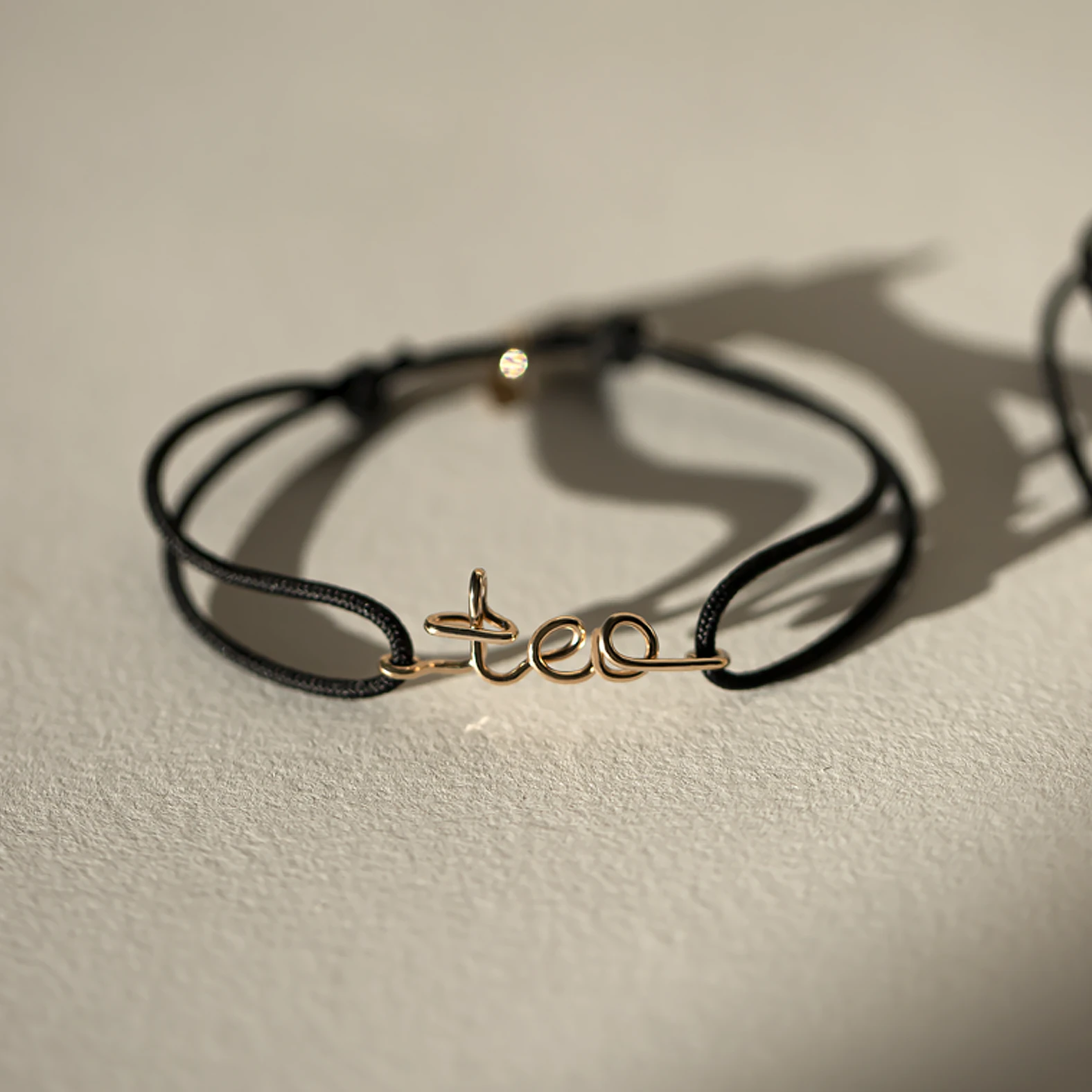 Bracelet Fil Sculpté + Cordon
