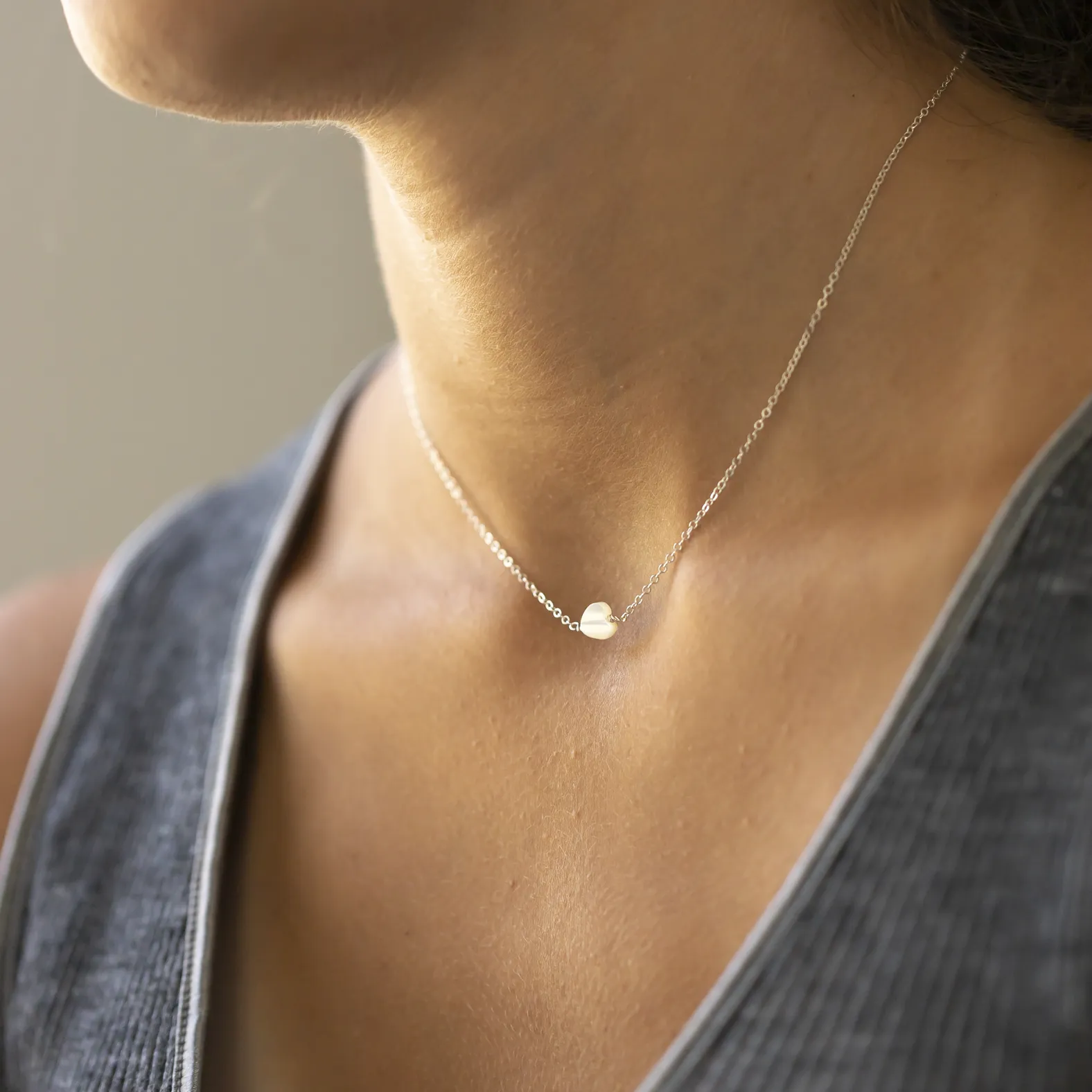 Collier Coeur de Nacre
